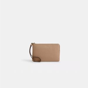 Coach Beige Wristlet